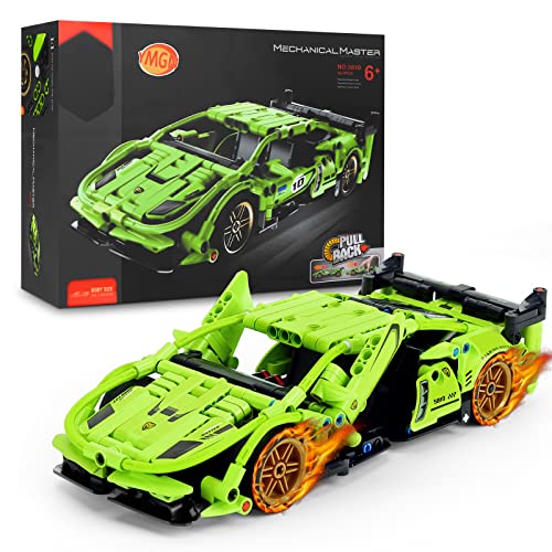 YMGN STEM Building Toys for 612 Year Old Boys, Racing Car Building