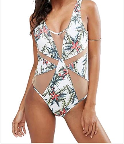 YeeATZ Printed Spotlight on Hawaii Beach One-piece Swimwear(Size.S)