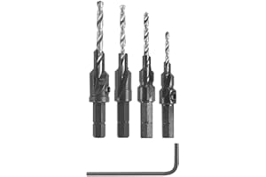 Bosch SP515 5 Pc. Hex Shank Screw Pilot Bit Set