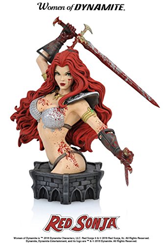 Dynamite Women of Dynamite: Red Sonja by Arthur Adams (Blood Variant) Limited Resin Bust
