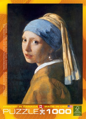 EuroGraphics Girl with A Pearl Earring by Vermeer 1000 Piece Puzzle