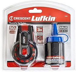 Crescent Lufkin 50' Compact Chalk Reel with Blue