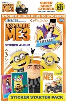 Topps Mi1713 Moi Moche Et Mechant 3 Album Autocollants Amazon Fr Jeux Et Jouets