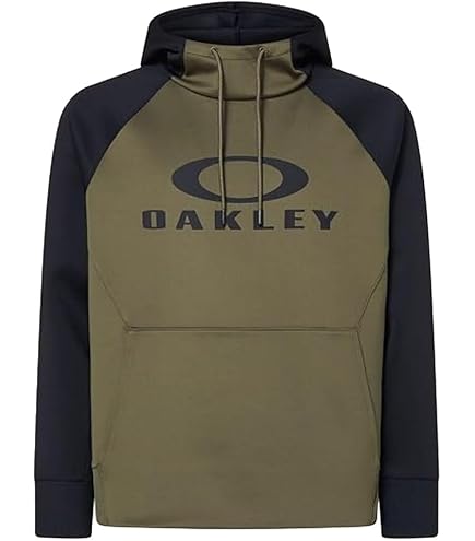 Oakley Mens Bark Fullzip Hoodie 2.0, Army Green, X-Small at Amazon