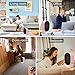lifeholder Personal Space Heater, Ceramic Portable Heater, Auto Oscillating Design with Tip-Over/Overheat Protection, Warm & Natural Wind and Touch Control, Mini Electric Heater for Office, Bedroom