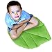 Floor Bloom Soft and Cozy Green Leaf Floor Pillow for Kids (Medium - Magic Garden Collection)