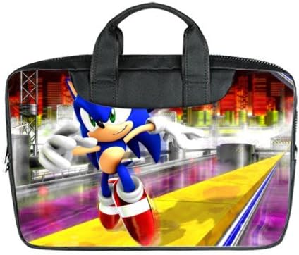 Portable Laptop handbag Custom Sonic the Hedgehog Durable High Quality Laptop Bag Sleeve for Macbook Air 15 Inch (Twin sides)