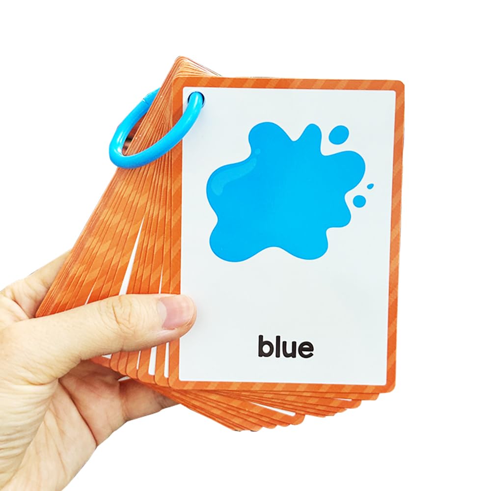 Lachilly Colors and Shapes Learning Flashcards, High Frequency Words, Beginning Reading, Kindergarten, ESL Teaching Materials, Autism Learning Materials, Vocabulary Building, 20 Cards, 38 Words