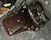 Le'aokuu Mens Genuine Leather Outdoor Sporting Hicking Waist Hip Pack Messenger Shoulder Drop Leg Thigh Bag Pouches For Women 211-5 (Brown 2)