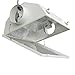 Vegelumax VLDEGH6 Double Ended Air Cool Glass Hood Reflector, 6-Inch, Hinged and Clamp Opened