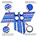 Angle Ruler Universal Angularizer Template Tool | Ultimate Angleizer Ruler | Full Metal Jig (6-Sides) | Irregular Shape Copy Duplicator | Carpentry/Woodworking/Crafter/Paver Multi Layout Stencil