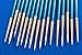 Art Lost Detail Paint Brush Taklon Hair/Hand Made, Set of 16, White