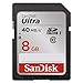 SanDisk Ultra 8GB Class 10 SDHC Memory Card Up to 40MB/s (SDSDUN-008G-G46), Pack of 3
