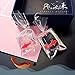 Myhouse Women Girls Earrings Summer Personality Fun Carp No Pierced Ear Clip Temperament Tide Hand Made Long Earrings For Gifts Charms Findings (Ear hook Red)