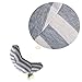 Travel Pillow for Kids, Wo Baby Car Seatbelt Cushion Pillow Strap Covers, Children Head&Neck Support, Snooze Comfort in Car (Gray Stripes)