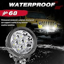 OFFROADTOWN 3.5Inch 80W Round LED Lights 2PCS