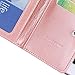 Galaxy S8 Case, Samsung Galaxy S8 Case, BENTOBEN Galaxy S8 Wallet Case Glitter Faux Leather Flip Credit Card Holder Wristlet Shockproof Protective Case for Samsung Galaxy S8 2017 (5.8 Inch), Rose Gold