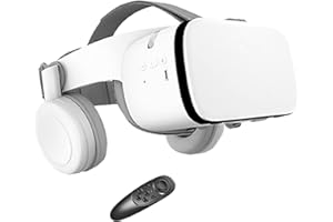 Virtual Reality Glasses Bluetooth VR Glasses with Remote Control for iPhone/Samsung 3D Virtual Reality Movies and Games Compa