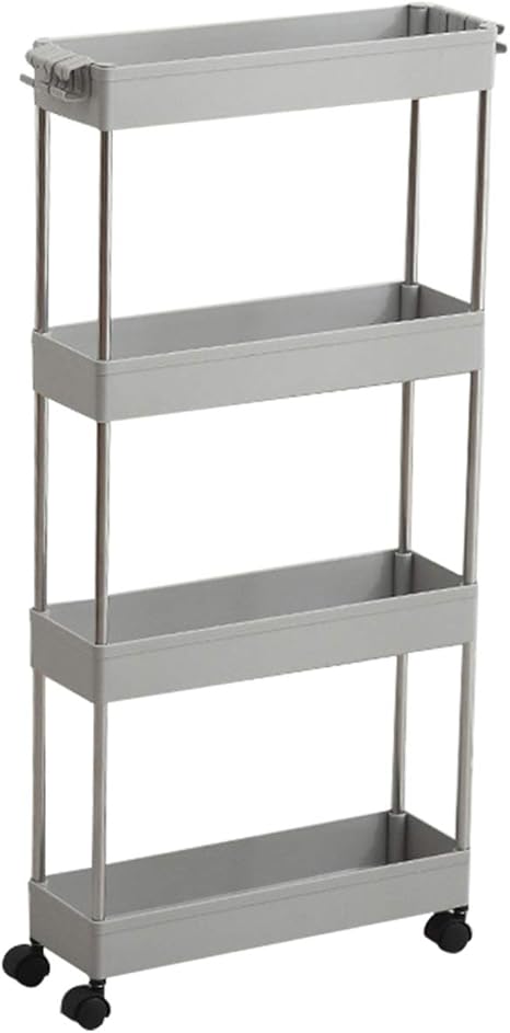 Newox Storage Organizer Rack Gap Lagerregal mit Rädern Ausziehbarer