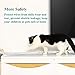 Cable Wires Organizer, Jelanry Coiled Tube Cable Management PC Cinema TV Cables Sleeve with Cord Organizer Clip Hide Wires Cover Cables, to Keep Desk Tidy, to Protect Cable from Pet's Bite White