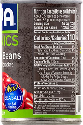 GOYA FOODS ORGANIC RED KIDNEY BEANS, 15.5 OUNCE (PACK OF 24)