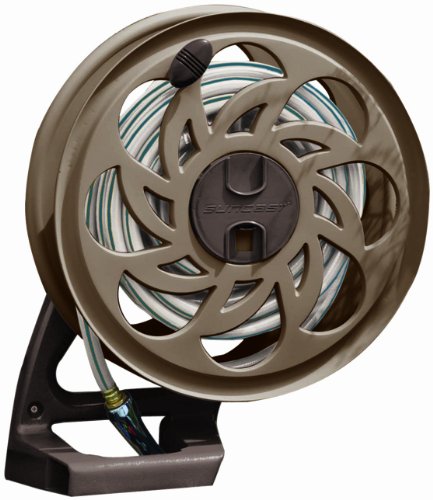 Suncast CPLSTA125B 125-Foot Sidetracker Garden Hose Reel With Guide