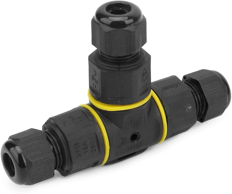 TShape Cable Connector IP68 Waterproof 3 Pin Junction Box Underground