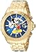 Invicta Men's Disney Limited Edition Quartz Watch with Stainless-Steel Strap, Gold, 22 (Model: 27377)