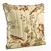Waverly Charleston Chirp Modern Farmhouse Floral Quilted Square Decorative Throw Pillow, 20