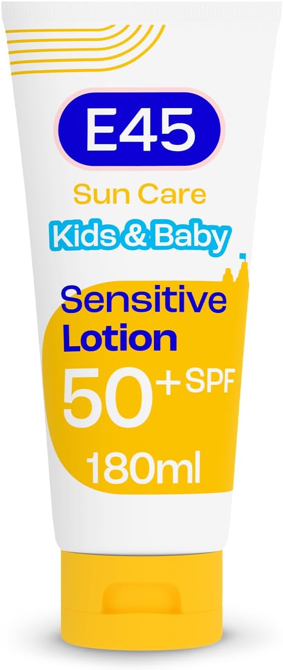 E45 Kids & Baby Sun Lotion SPF 50+ Sensitive Skin 180 ml Avocado Oil