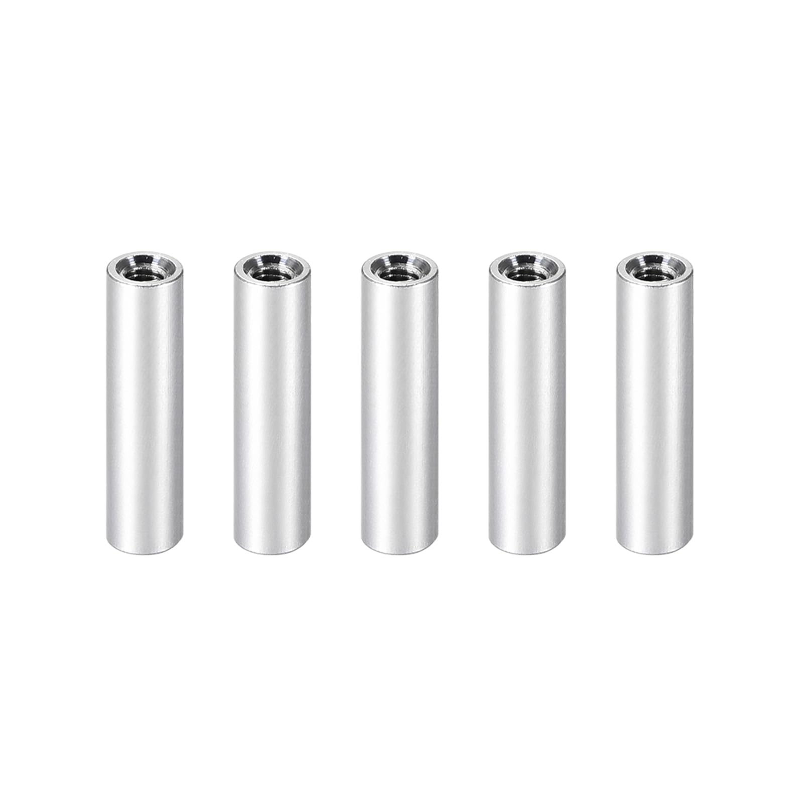 YOKIVE 5 Pcs Standoff Spacer, Aluminum Round Straight Spacer | Prevent Joint Deformation, Great for Robot, Drone (Silver, M3, 20mm) — image 1