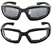 OWL 2Pcs Motorcycle Glasses Men Women Foam Padded Plastic Frame Cycling Riding Glasses UV400 Polycarbonate Motorcycle Goggles