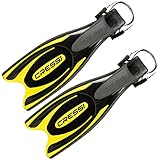 Cressi Frog Plus Open Heel Scuba Diving Fins, (Powerfull Comfortable Flippers...