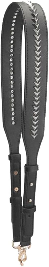 Adjustable Rivets HandBag Straps Replacement Genuine Leather Handbags Strap Shoulder Bag Straps