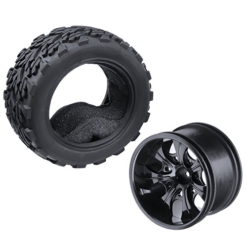 4PCS HobbyPark 12mm Hub Wheels and Tires Set 110 Off Road RC Car