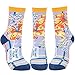 Womens Funny Crew Socks 3 Pack, Cute Novelty Dress Socks (Multi-color-1 (Shoe Size 5-10/ Sock Size 9-12))