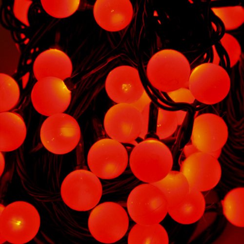 50 Red Berry LED Christmas Indoor Lights New eBay