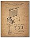 BigWig Prints Whiskey Patent Wall Decor - Bar Art for Home, Whiskey Decor, Bourbon Wall Artwork for Home, Vintage Alcohol Poster, Bar Cart Art - Unframed Set of 6 (8x10”)