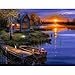 callm 5D Diamond Painting, Clearance DIY Cross Stitch Kit Diamond Embroidery Painting Drill Arts Craft Supply for Home Wall Decor (Landscapes)