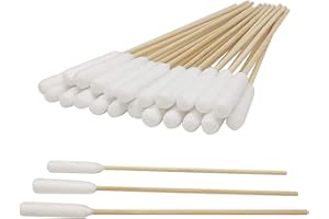 6 Inch Long Cotton Swabs of Medium and Large Pets Ears Cleaning or Makeup 200pcs