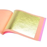 Genuine Gold Leaf Sheets 23k - by Barnabas Blattgold - 3.1 inches - 25 Sheets Booklet - Loose Leaf