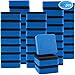EAONE 48 Pack Dry Erase Eraser, Magnetic Whiteboard Cleaner Mini Chalkboard Cleansers for Classroom, School, Office, Home (Blue, 1.97 x 1.97 Inch)