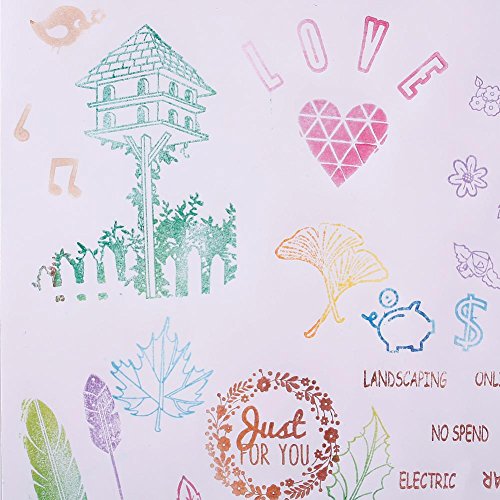 Niome Beautiful Badge Picture Transparent Rubber Stamp Seal DIY Album Craft Scrapbooking Decoration