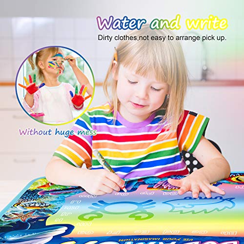 image for Hierceson Aqua Magic Doodle Mat 40 X 28 Inches Extra Large Water Drawi