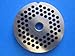 Meat Grinder Plate and Knife for size #12 electric or manual Knife and 3/16