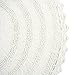 DII Crochet Collection Reversible Bath Mat, Round, 27.5