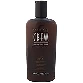 American Crew 3 In 1 Shampoo, Conditioner, and Body Wash For Men 15.2 oz