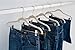 Jeronic 12 Pack Ivory Velvet Hangers Clothes Hangers Velvet Hanger Clothing Hangers Clothes Hanger Suit Hanger Ultra Thin No Slip for Shirts, Suit and Dresses