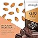 Ketologie Keto Bar – Chocolate Almond Butter (12 Bars), Natural Keto Nutritional Snack Bars, 3g Net Carbs, 14g Protein, Collagen, Whey, Almond, Cashew, Coconut Oil, Sea Salt and Naturally Sweetened.thumb 3