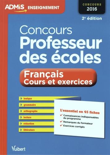 Concours professeur des écoles